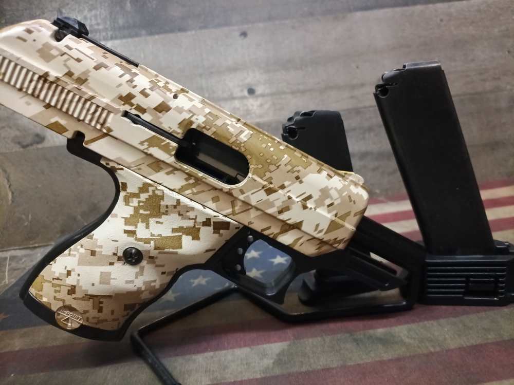 LOOK! EXCEL. COND. HI POINT C9 9mm 3.5"Brl w/3Mags&Holster DD CAMO PENNY!-img-10
