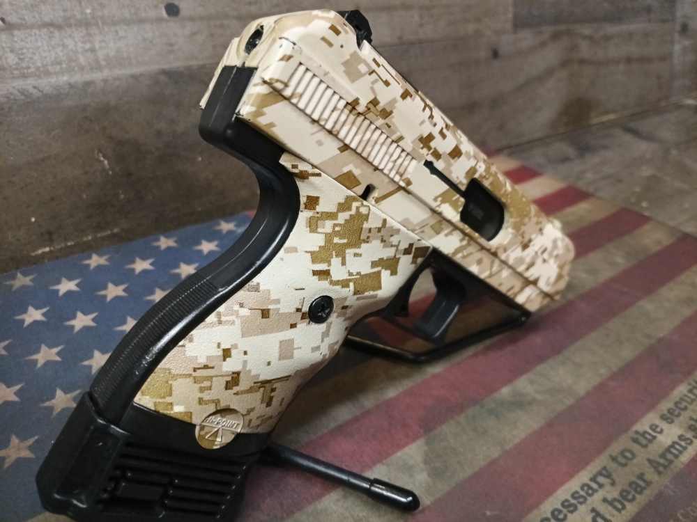 LOOK! EXCEL. COND. HI POINT C9 9mm 3.5"Brl w/3Mags&Holster DD CAMO PENNY!-img-9