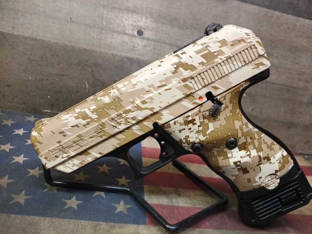 LOOK! EXCEL. COND. HI POINT C9 9mm 3.5"Brl w/3Mags&Holster DD CAMO PENNY!-img-4