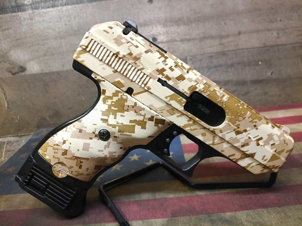 LOOK! EXCEL. COND. HI POINT C9 9mm 3.5"Brl w/3Mags&Holster DD CAMO PENNY!-img-7