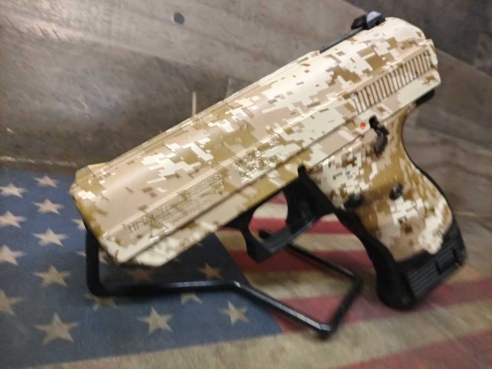 LOOK! EXCEL. COND. HI POINT C9 9mm 3.5"Brl w/3Mags&Holster DD CAMO PENNY!-img-5