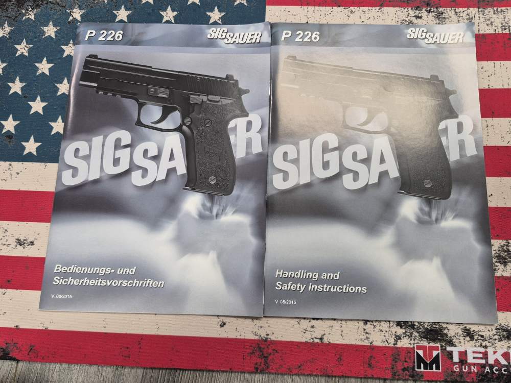 PENNY! LNIB SIG SAUER CUSTOM SHOP P226 AL SO GERMAN MADE BOX PAPERS 2 MAGS-img-32