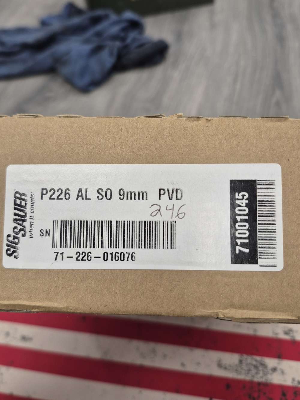 PENNY! LNIB SIG SAUER CUSTOM SHOP P226 AL SO GERMAN MADE BOX PAPERS 2 MAGS-img-35