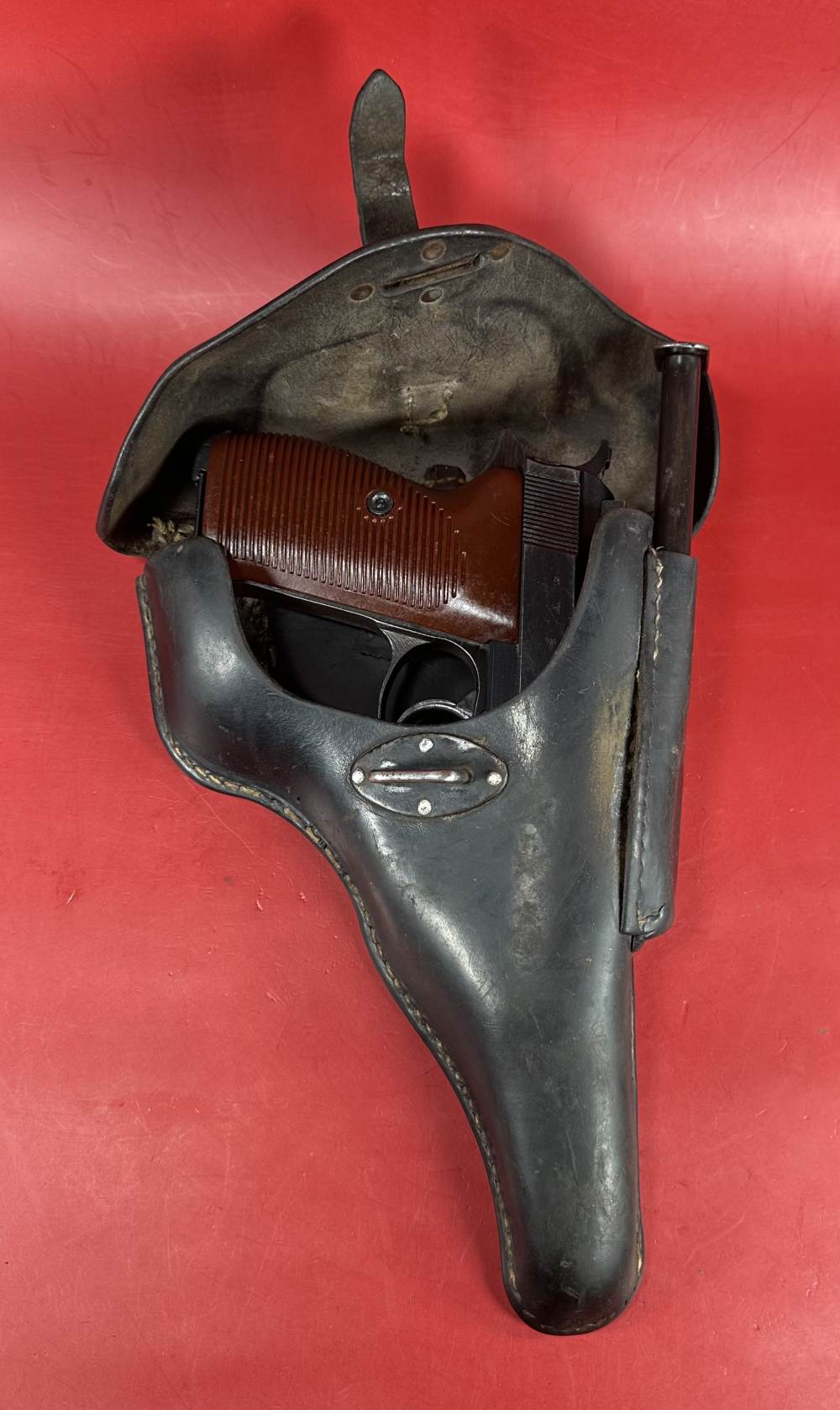 WWII 1943 WALTHER P38 CYQ Spreewerk. 2mags 9mm Holster. Excellent condition-img-15