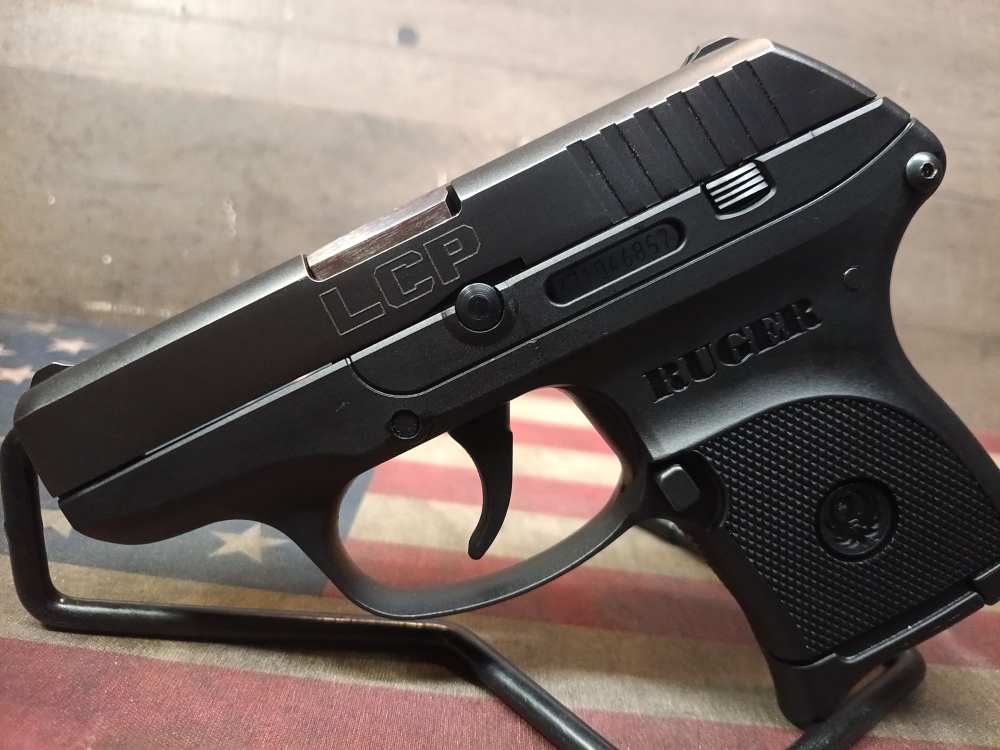 LOOK GREAT CONDITION Ruger LCP 2.75"Brl .380Acp w/Mag 6+1 PENNY START NR!-img-0