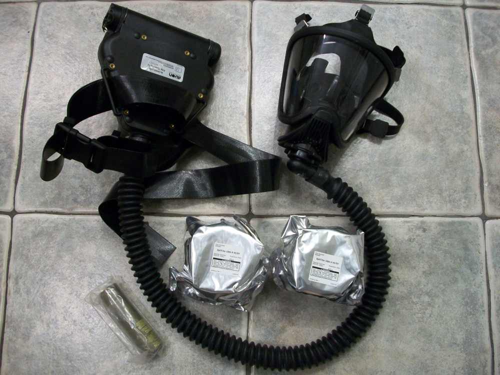 AVON PAPR w filters battery powered air respirator swat gas mask devgru msa-img-0