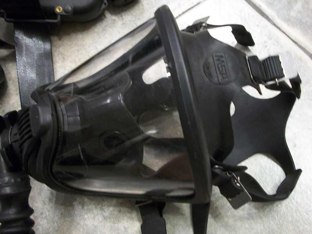 AVON PAPR w filters battery powered air respirator swat gas mask devgru msa-img-2