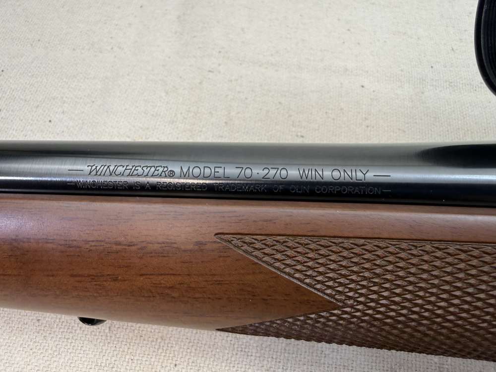  Winchester Model 70 Sporter .270 W.C.F. Leupold VX3 3.5-10 Scope XLNT! -img-9