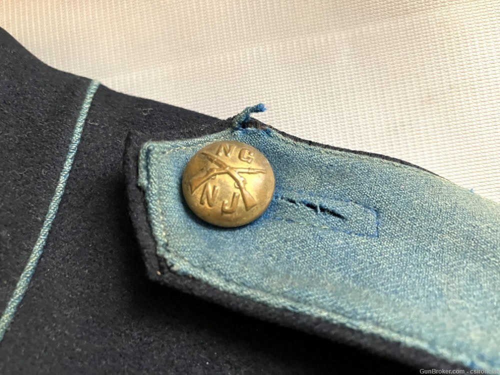 Civil War Union Army Uniform Coat New Jersery National Guard 1863-66-img-8