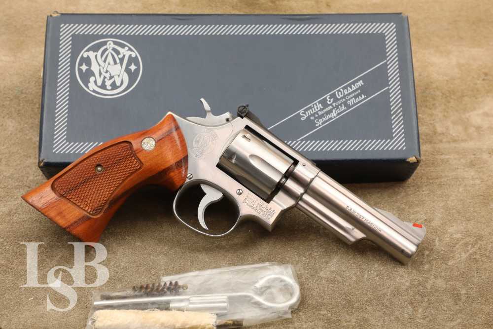 Smith & Wesson S&W Stainless Model 66-1 .357 Magnum 4" DA/SA Revolver 1980-img-0