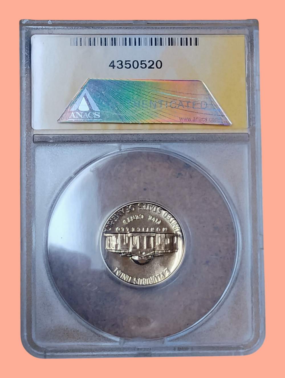 1959 Jefferson Nickel Proof - ANACS PF 67 - Beautiful Proof Strike!-img-1