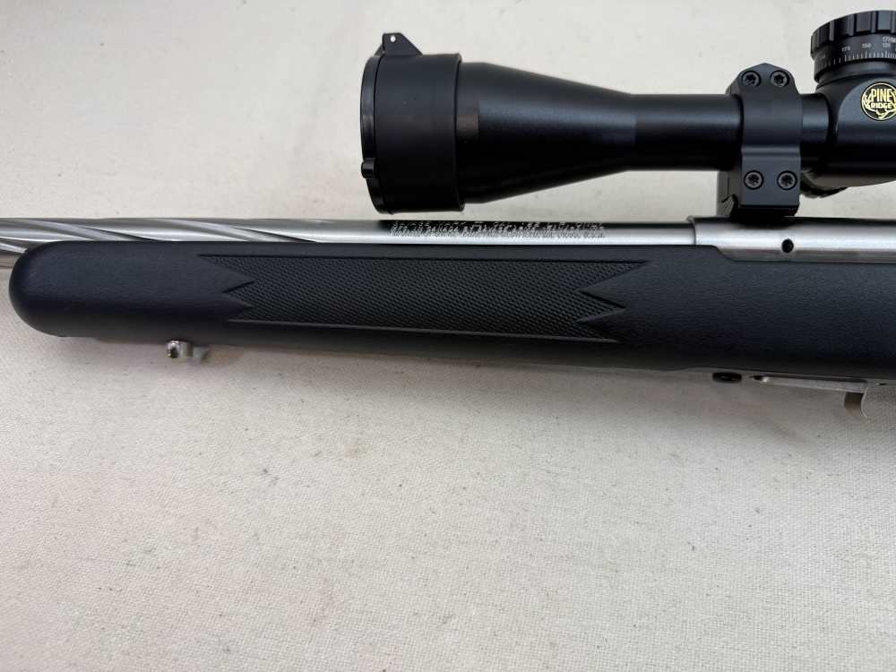 Savage Arms Mark II FV-SR .22LR Stainless/Composite w/3-9X Scope NEAR NEW! -img-7