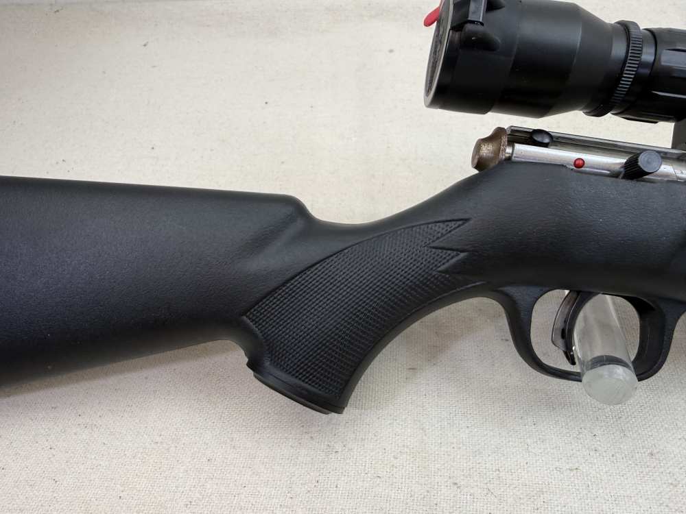 Savage Arms Mark II FV-SR .22LR Stainless/Composite w/3-9X Scope NEAR NEW! -img-8