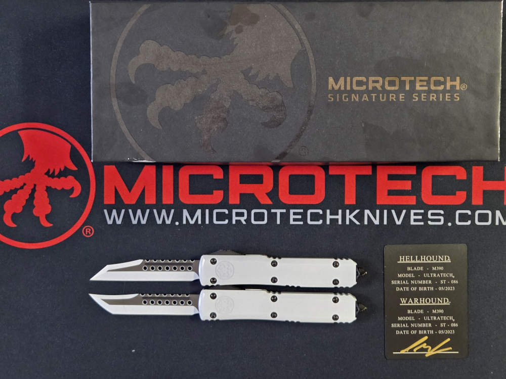 Microtech Ultratech Storm Trooper Hellhound & Warhound Set Signature Series-img-0