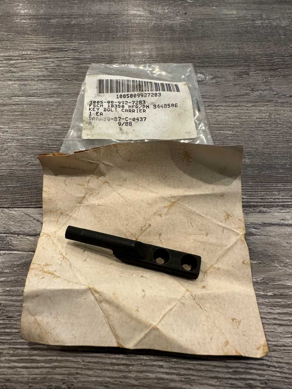 NOS Original Colt M16 Gas Key USGI Issued -img-3
