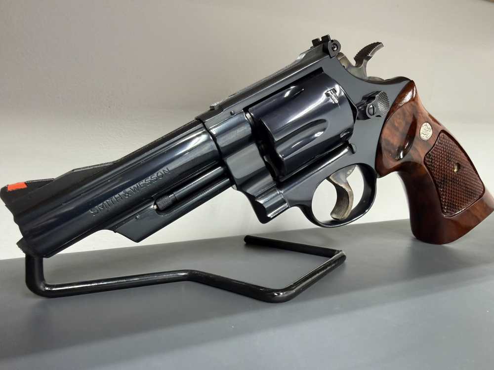 SMITH & WESSON 57 NO DASH 41 REM MAG*3T'S COMBAT PINNED & RECESSED*AMAZING-img-2