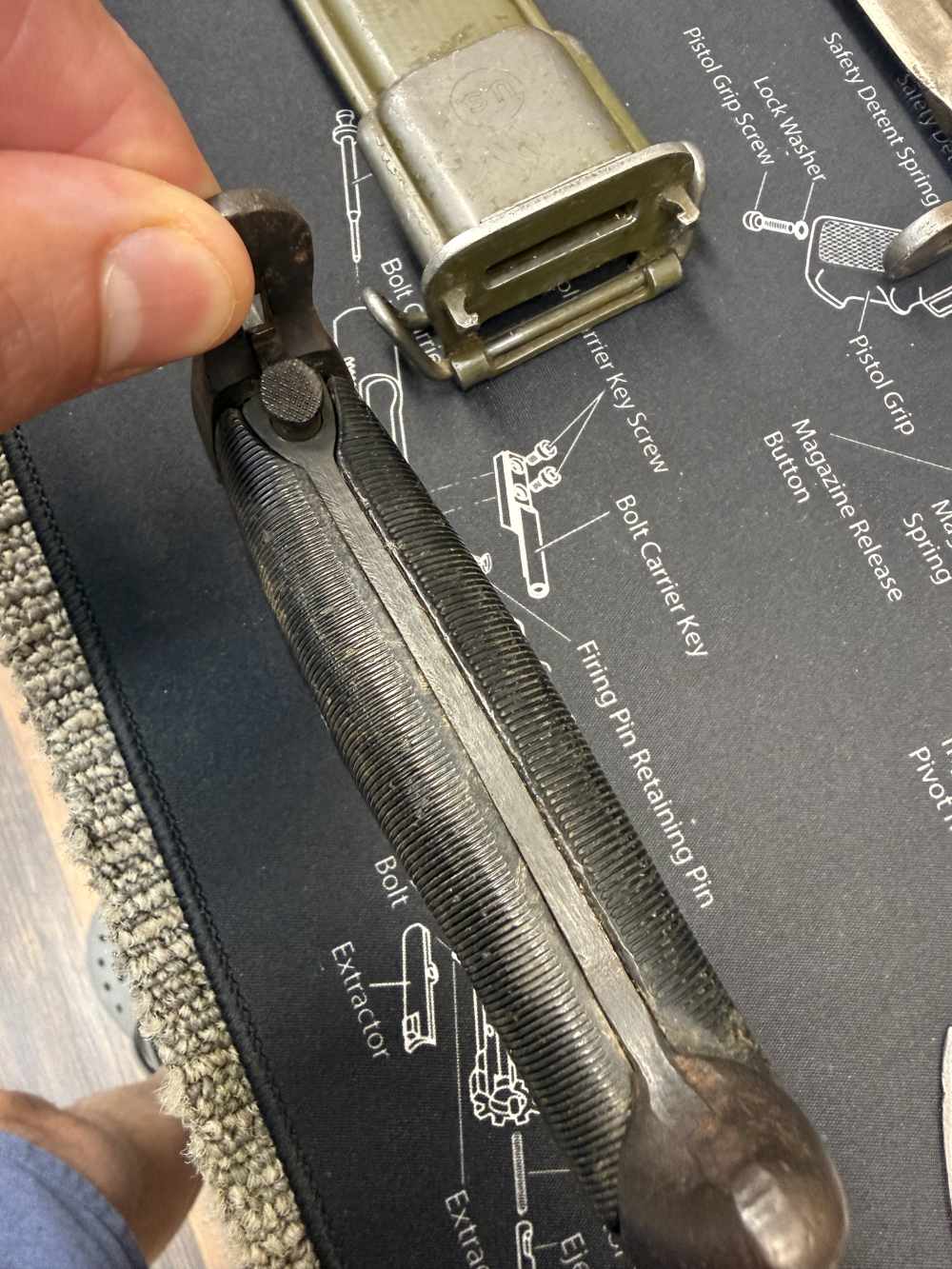 All 4 Bayonets GO, M1 Garand UFH 30 Carbine Fans of Springfield Inland -img-52