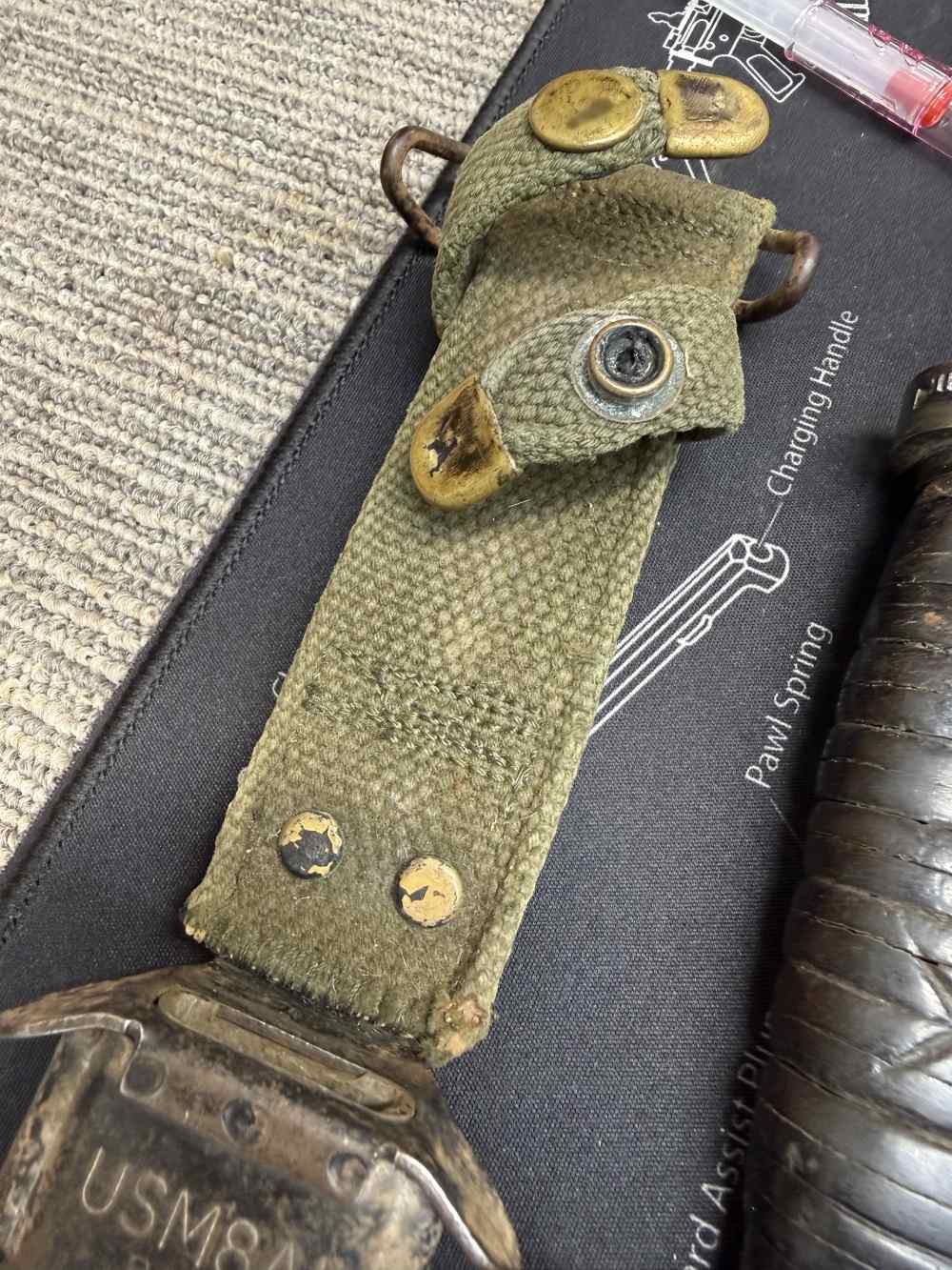 All 4 Bayonets GO, M1 Garand UFH 30 Carbine Fans of Springfield Inland -img-26