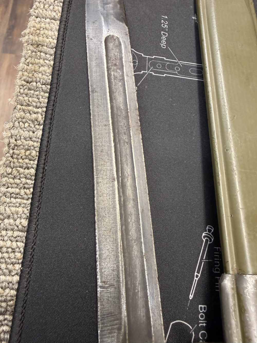 All 4 Bayonets GO, M1 Garand UFH 30 Carbine Fans of Springfield Inland -img-47