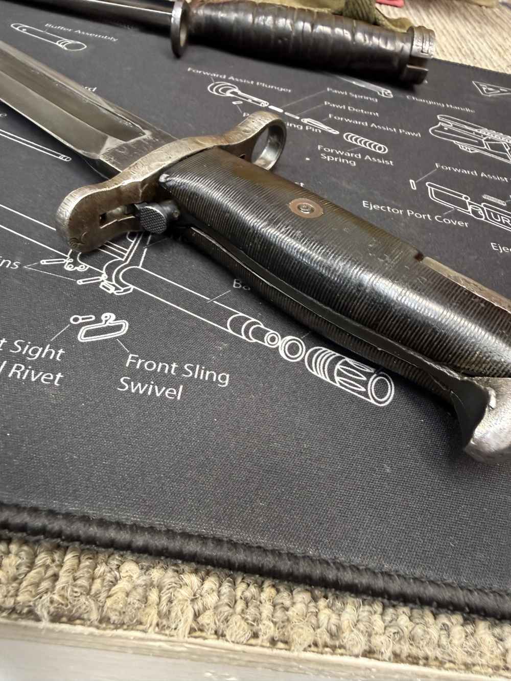 All 4 Bayonets GO, M1 Garand UFH 30 Carbine Fans of Springfield Inland -img-13