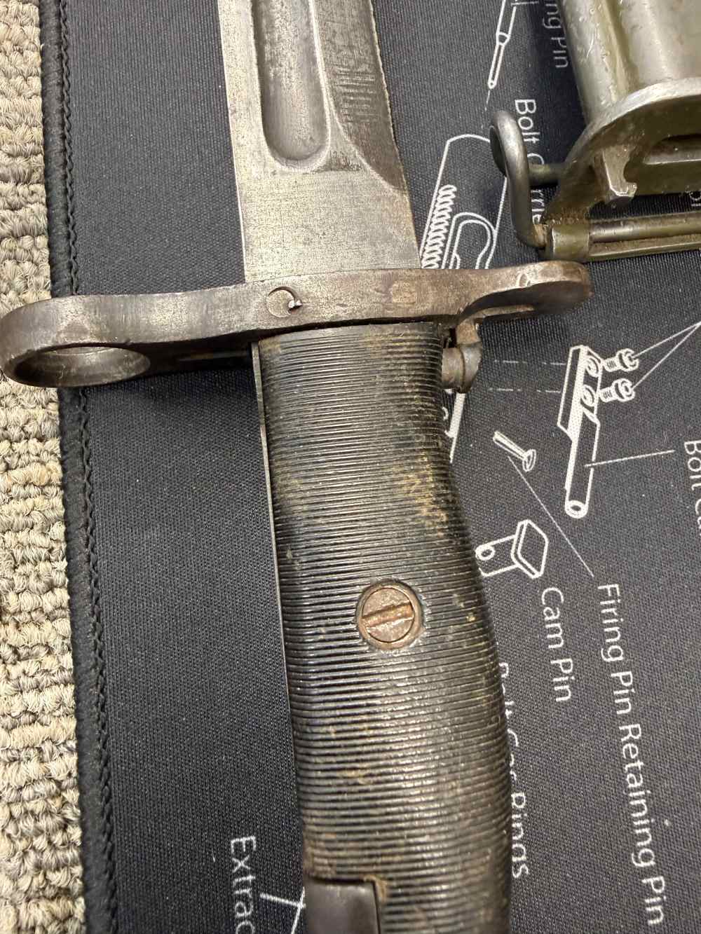All 4 Bayonets GO, M1 Garand UFH 30 Carbine Fans of Springfield Inland -img-50