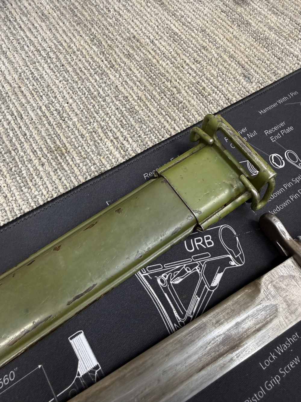 All 4 Bayonets GO, M1 Garand UFH 30 Carbine Fans of Springfield Inland -img-87