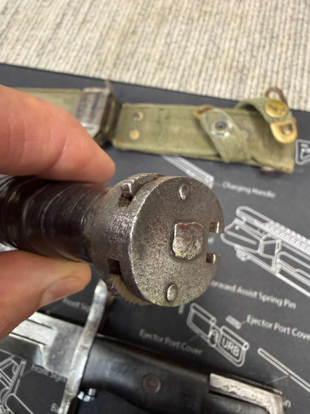All 4 Bayonets GO, M1 Garand UFH 30 Carbine Fans of Springfield Inland -img-28