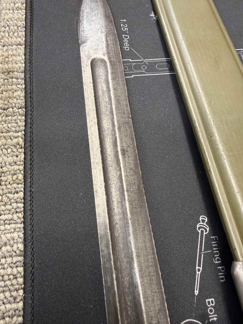 All 4 Bayonets GO, M1 Garand UFH 30 Carbine Fans of Springfield Inland -img-55