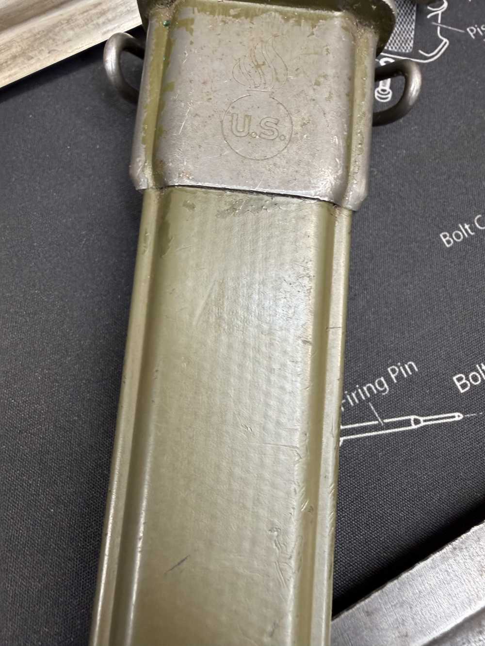 All 4 Bayonets GO, M1 Garand UFH 30 Carbine Fans of Springfield Inland -img-60