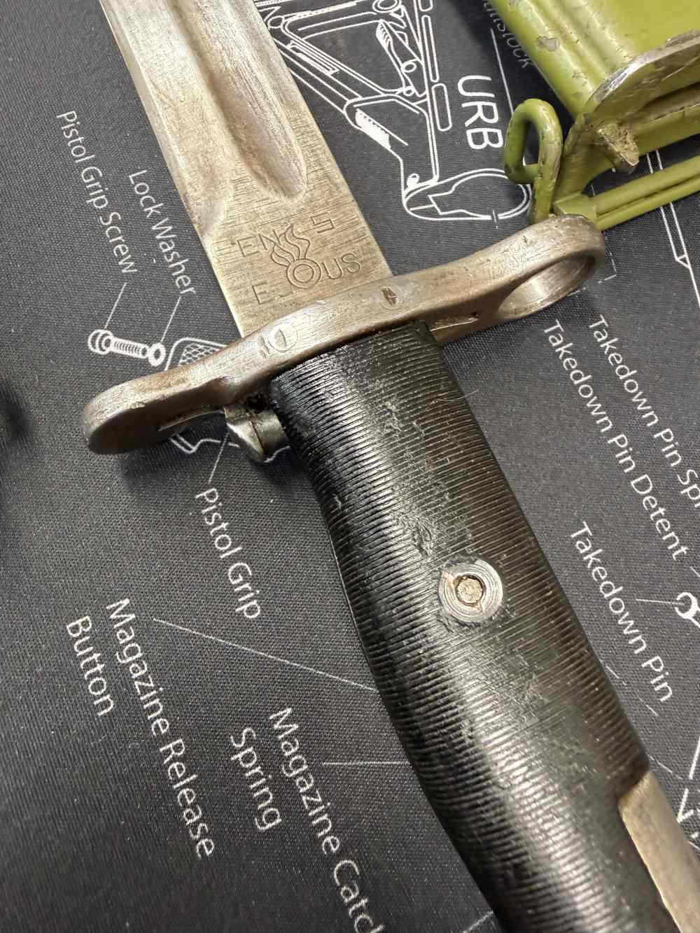 All 4 Bayonets GO, M1 Garand UFH 30 Carbine Fans of Springfield Inland -img-69