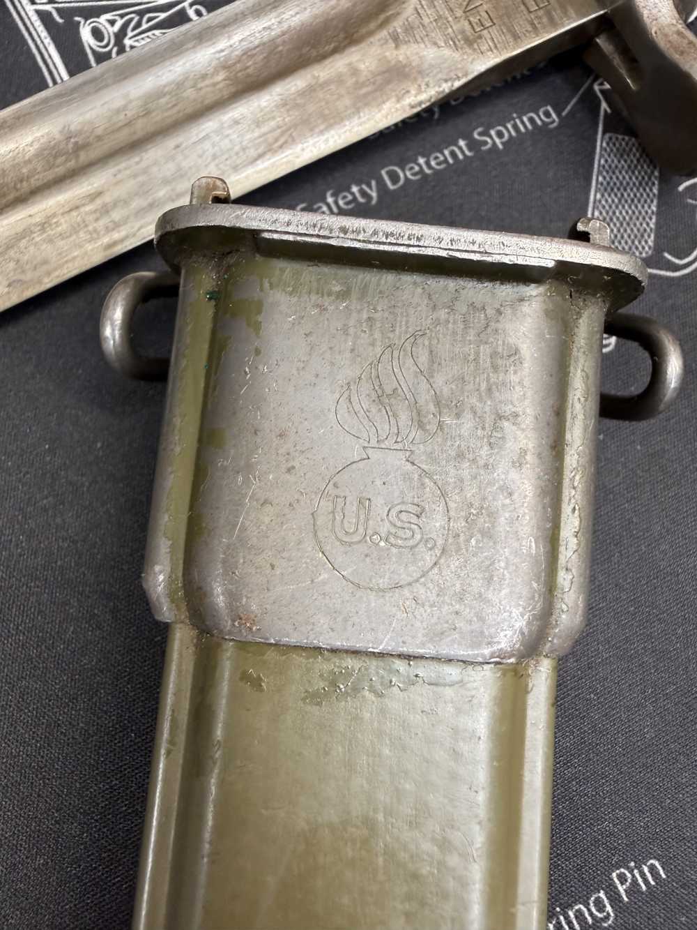 All 4 Bayonets GO, M1 Garand UFH 30 Carbine Fans of Springfield Inland -img-61