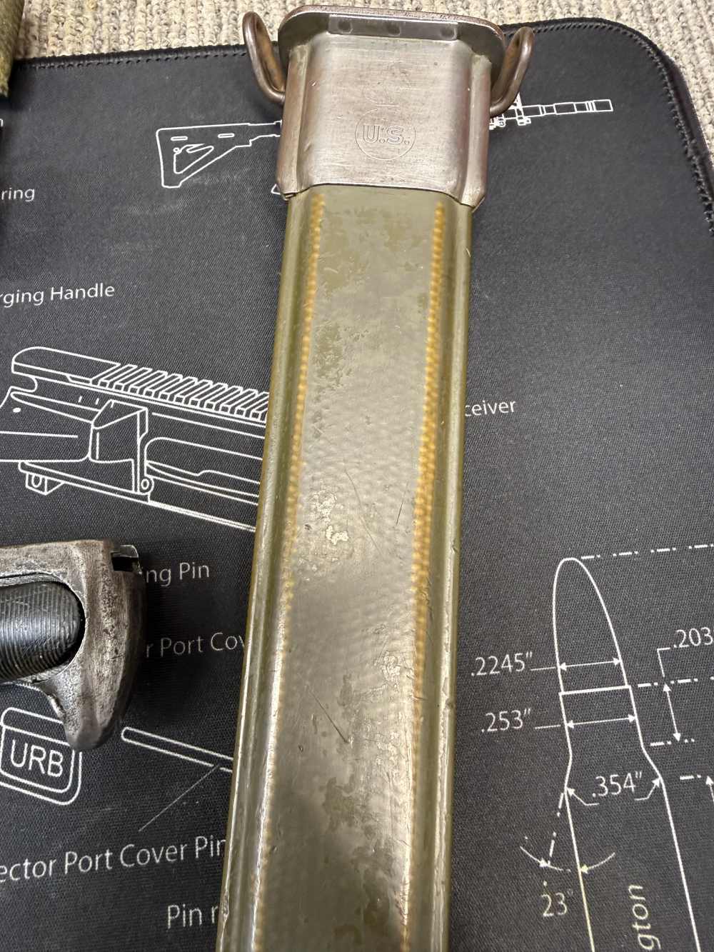 All 4 Bayonets GO, M1 Garand UFH 30 Carbine Fans of Springfield Inland -img-3
