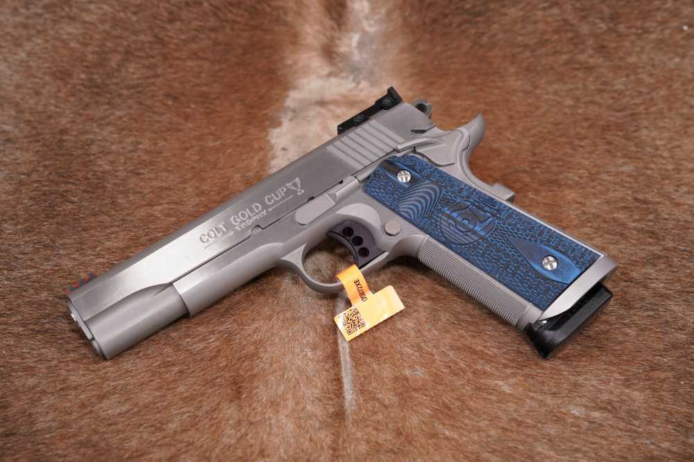 Colt Gold Cup Trophy O5072XE Stainless 9mm Para 1911 Semi-Auto Pistol NO CA-img-2