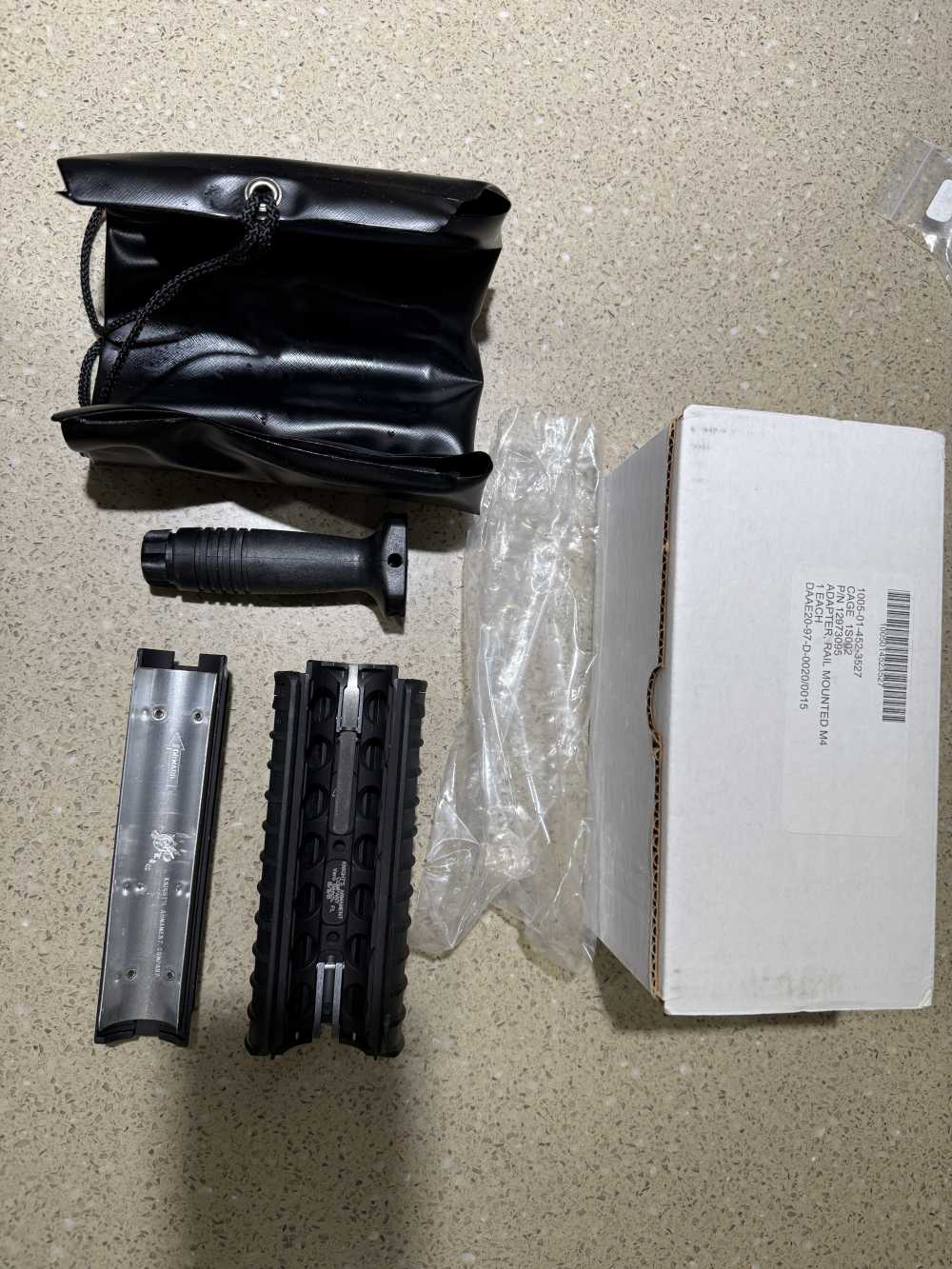 NOS Knights Armament KAC Vero RAS M4 Rail Complete Kit From 2001-img-1