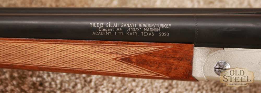 Yildiz Elegant A4 SxS .410 Gauge Shotgun 26" w/ 3 Extra Chokes-img-12
