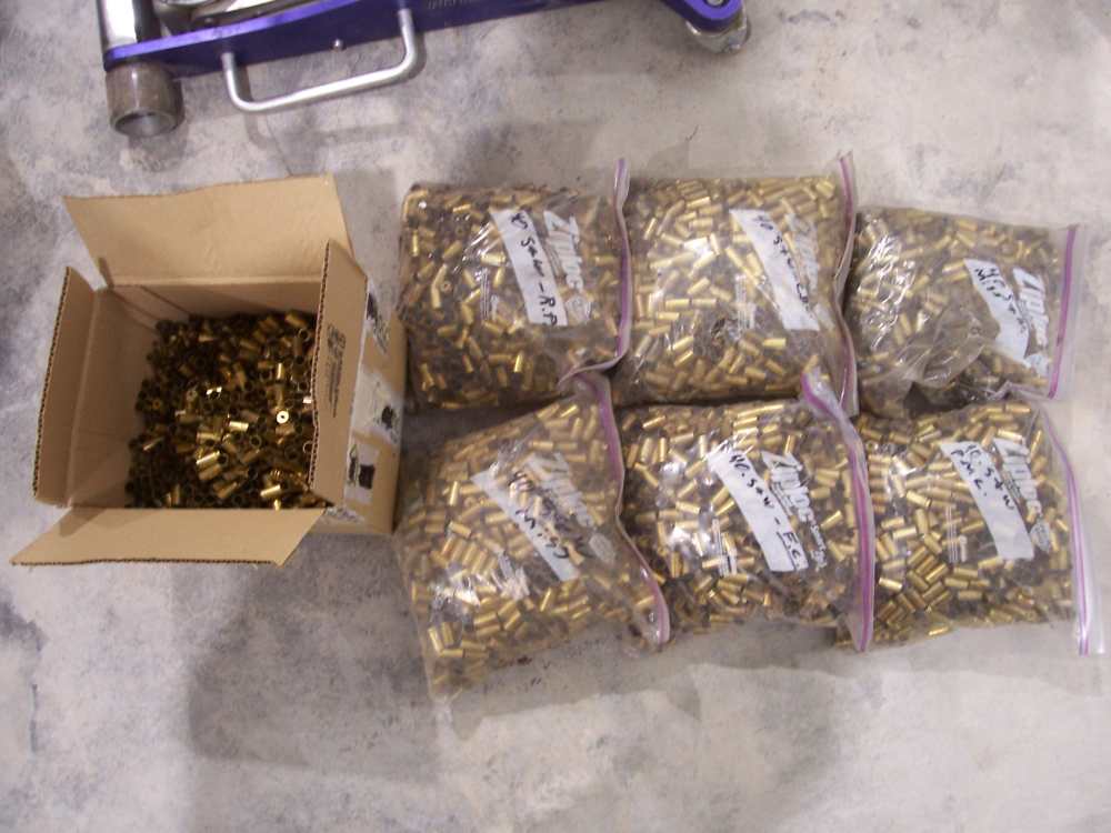 Once fired and deprimed .40 S&W caliber brass - approximately 6500 casings-img-2