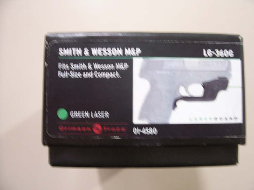 NOS Crimson Trace LG-360G green laser sight for full-size & compact S&W M&P-img-1