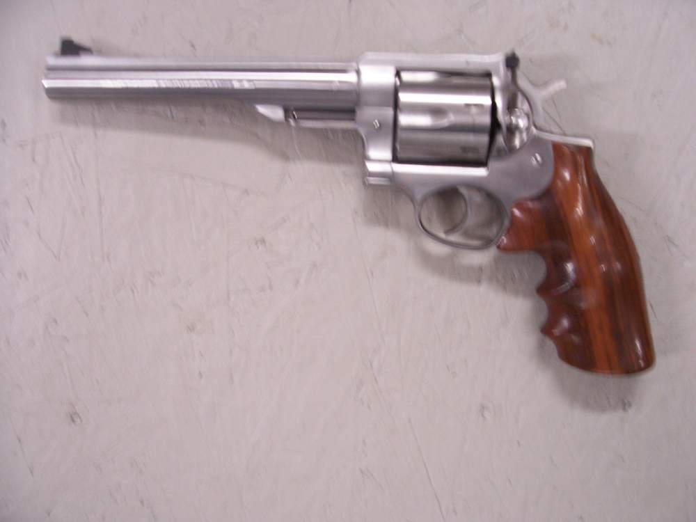 Lightly used stainless Ruger Redhawk .44 with upgrades.-img-1