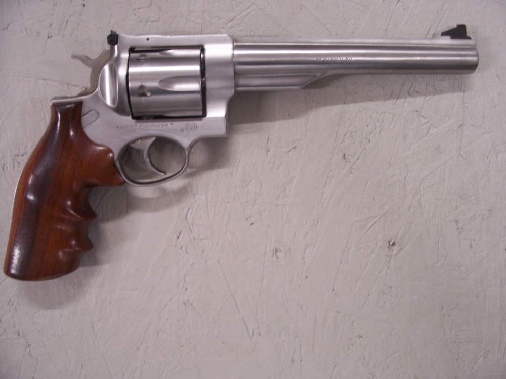 Lightly used stainless Ruger Redhawk .44 with upgrades.-img-0