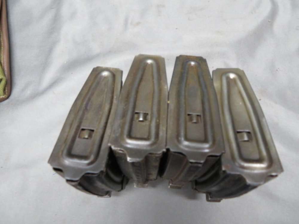 LOT OF 4 ROMANIAN PSL 54 SNIPER RIFLE MAGAZINES W/ POUCH & CLEANING KIT-img-17