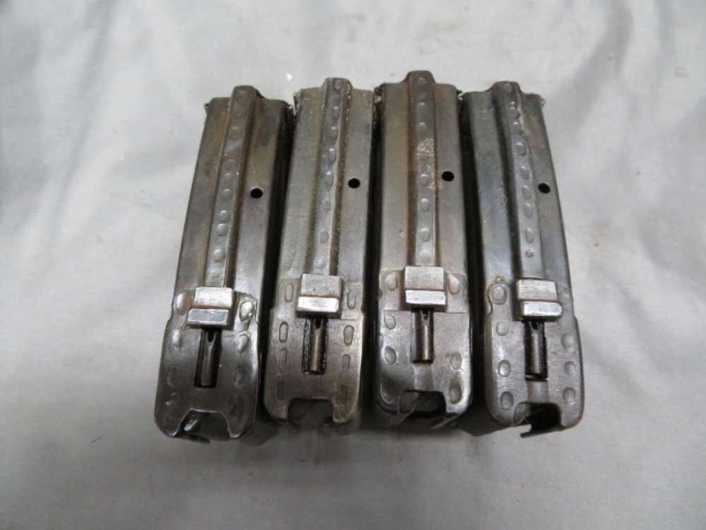 LOT OF 4 ROMANIAN PSL 54 SNIPER RIFLE MAGAZINES W/ POUCH & CLEANING KIT-img-16