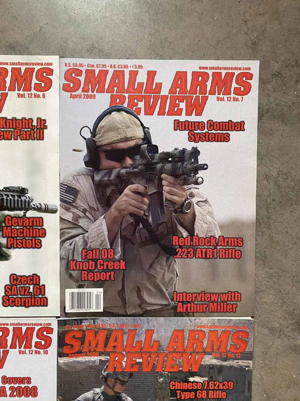 Small Arms Review Magazine Lot - Full Year 2009 (12 Issues)-img-4