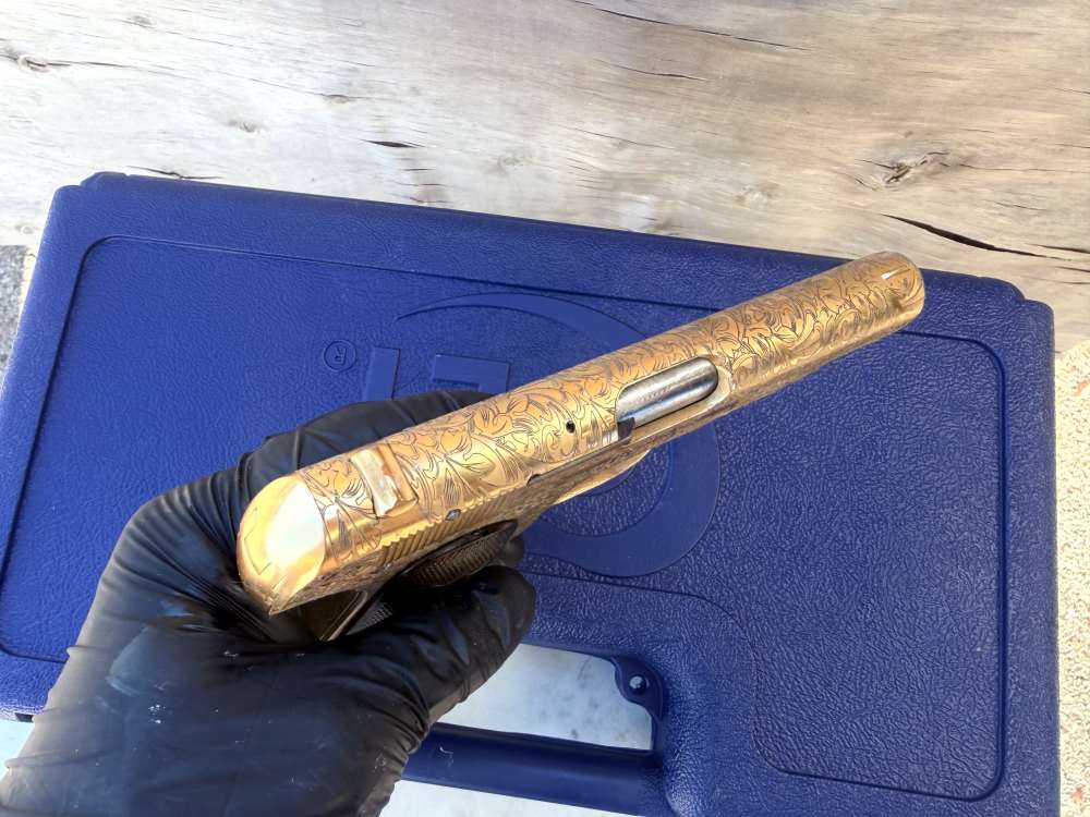 Colt 1903 MFG 1911 Fully Engraved 24k Gold -img-15
