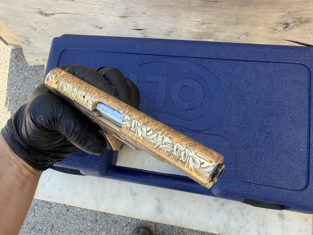 Colt 1903 MFG 1911 Fully Engraved 24k Gold -img-29