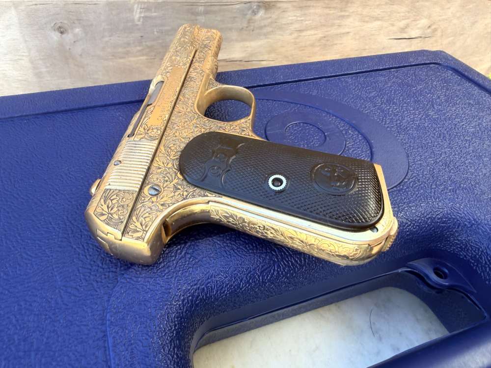 Colt 1903 MFG 1911 Fully Engraved 24k Gold -img-12
