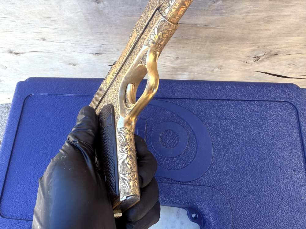 Colt 1903 MFG 1911 Fully Engraved 24k Gold -img-13
