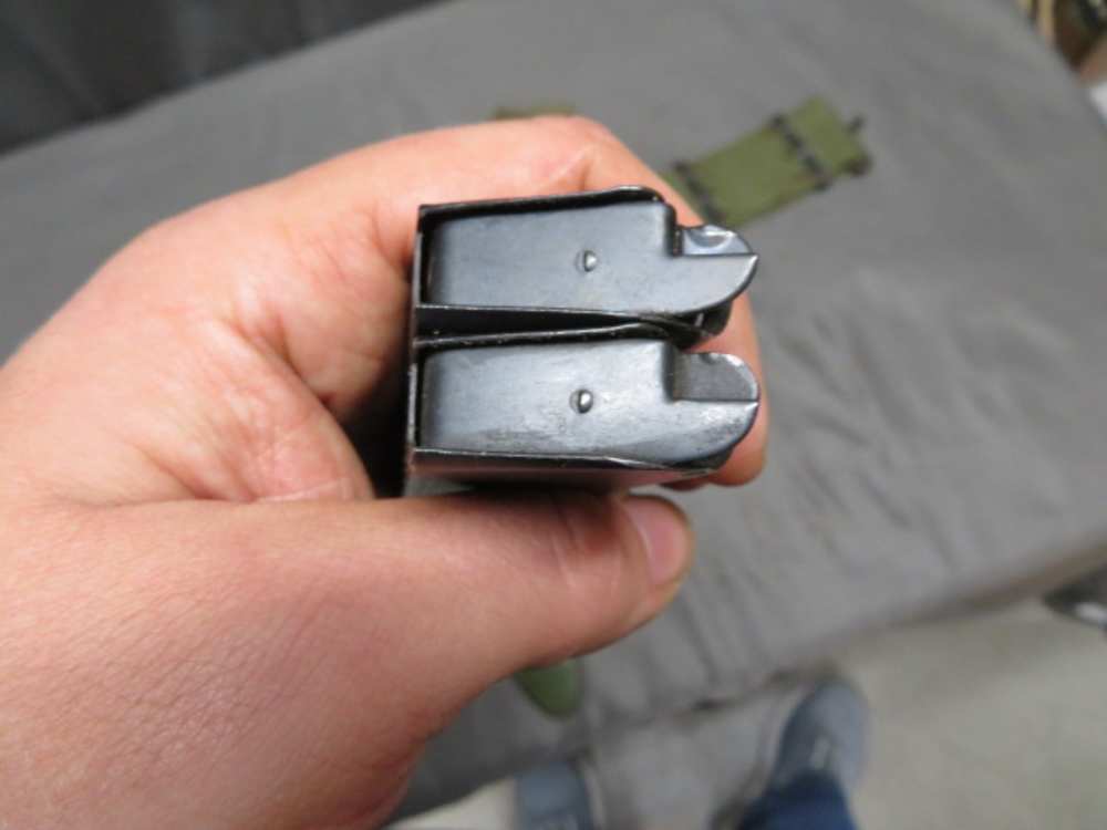 VIETNAM WAR US M1956 PISTOL BELT W/ COLT 1911 MAGAZINES & M1 GARAND BAYONET-img-8