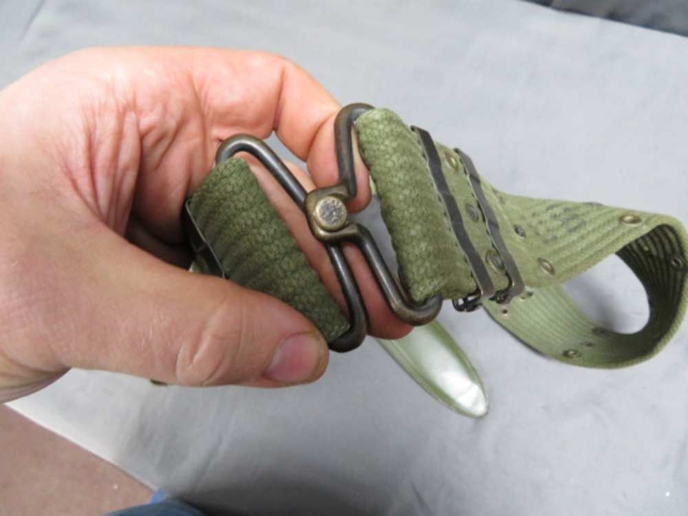 VIETNAM WAR US M1956 PISTOL BELT W/ COLT 1911 MAGAZINES & M1 GARAND BAYONET-img-18