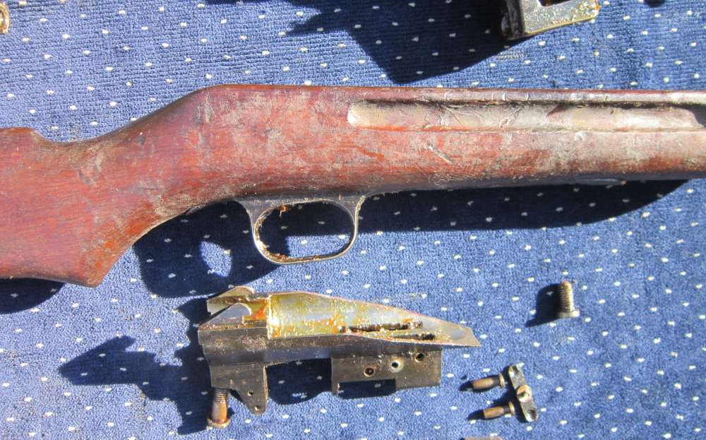 Steyr-Solothurn MP34 parts kit  w/Barrel, sheath, 3 Mags, &Tools in leather-img-44