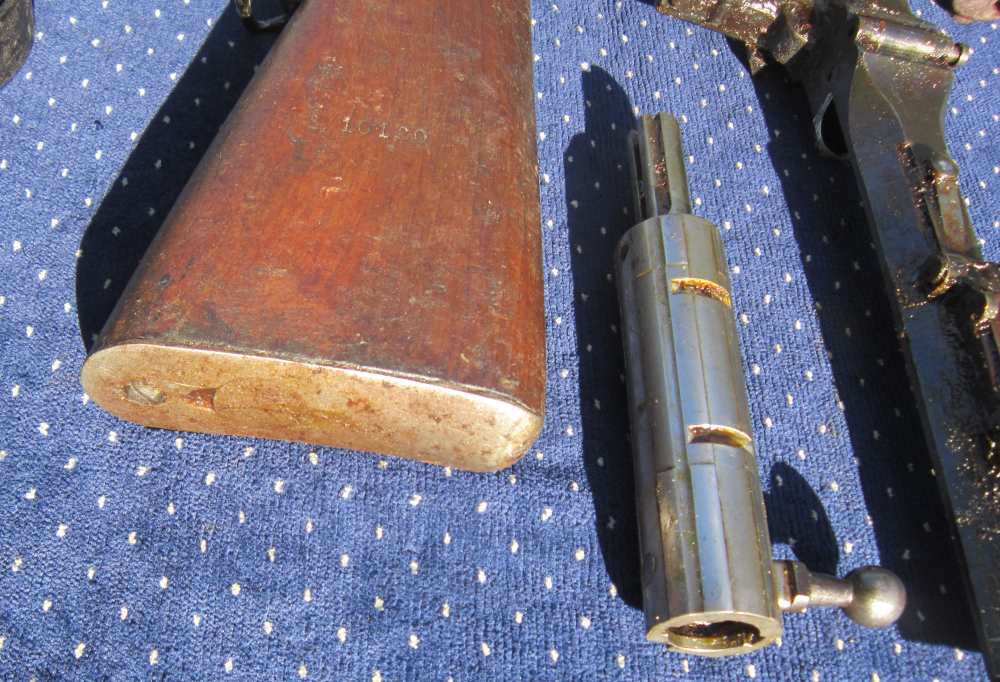 Steyr-Solothurn MP34 parts kit  w/Barrel, sheath, 3 Mags, &Tools in leather-img-32